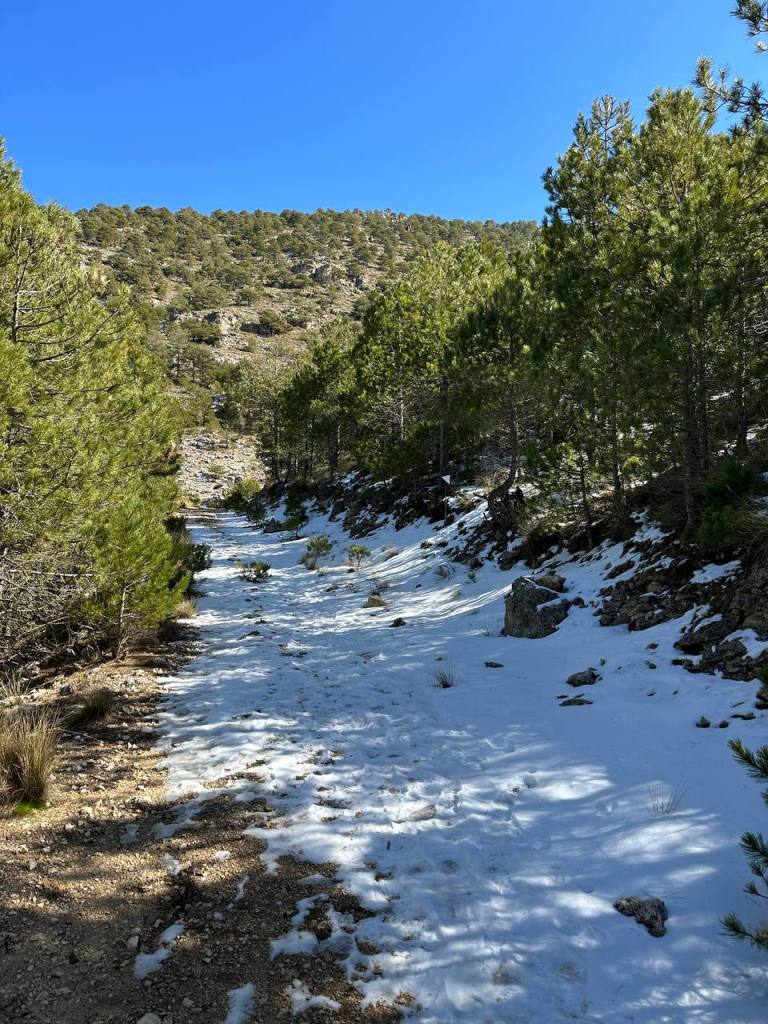 ruta pico obispo invierno murcia